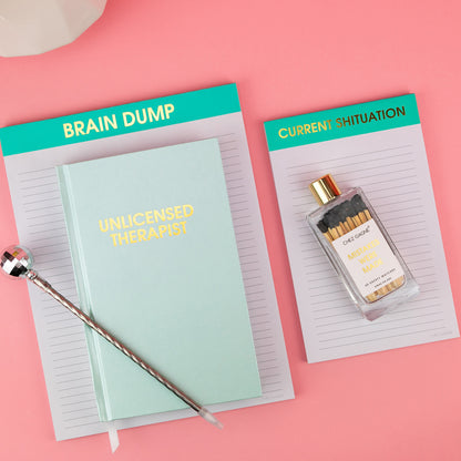 Mistakes Were Made - Glass Bottle Matches - Black