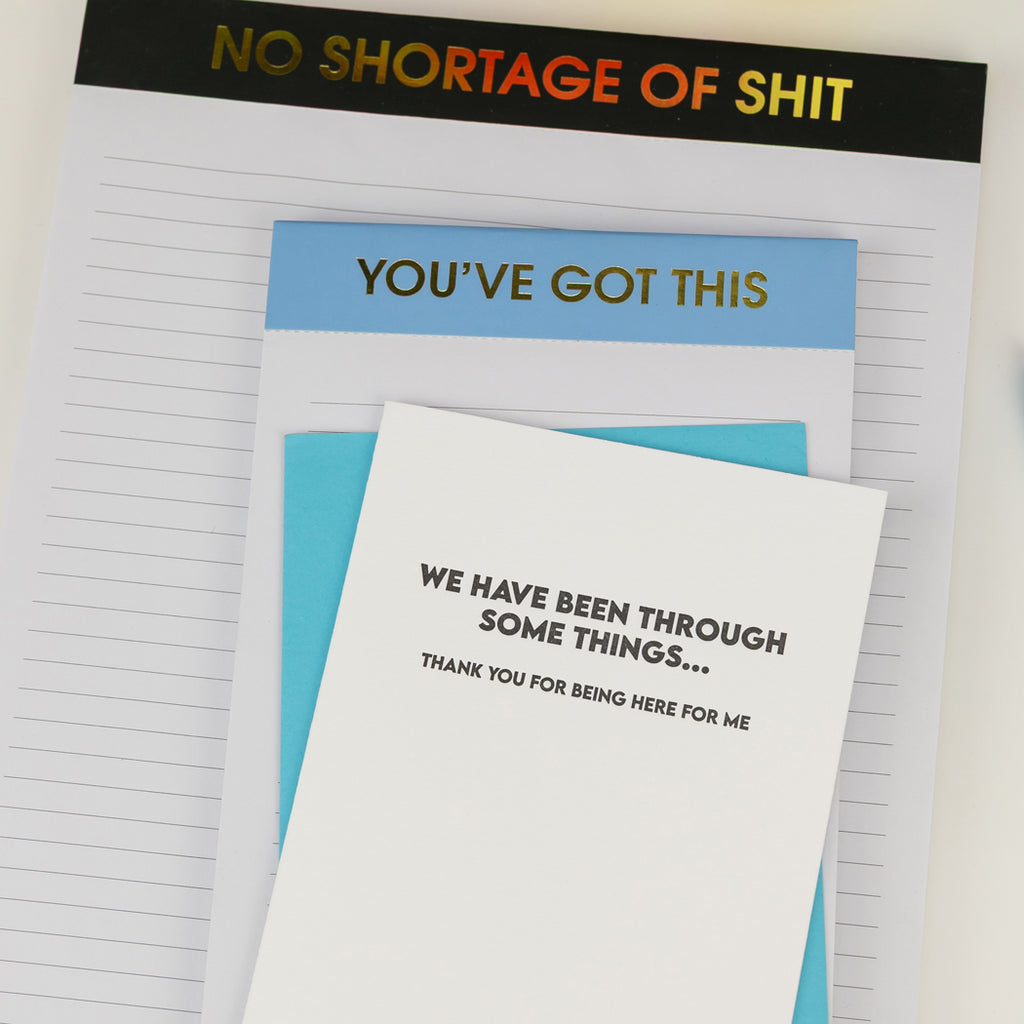 No Shortage of Shit - Large Memo Notepad