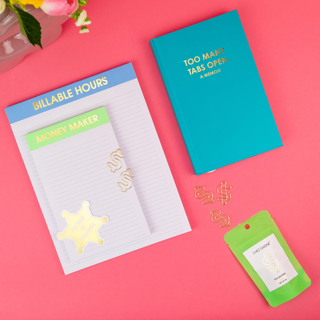 Billable Hours - Large Memo Notepad