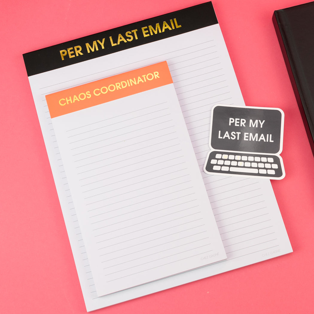Chaos Coordinator - Lined Notepad