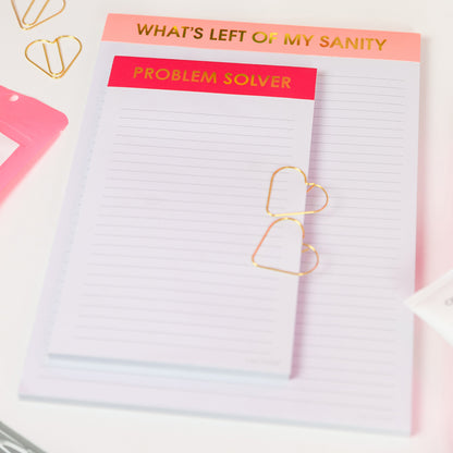 Problem Solver - Lined Notepad