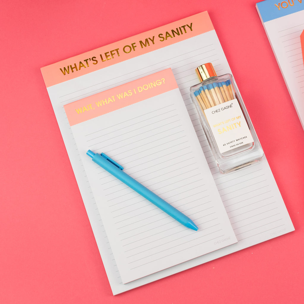 Wait, What Was I Doing? - Lined Notepad