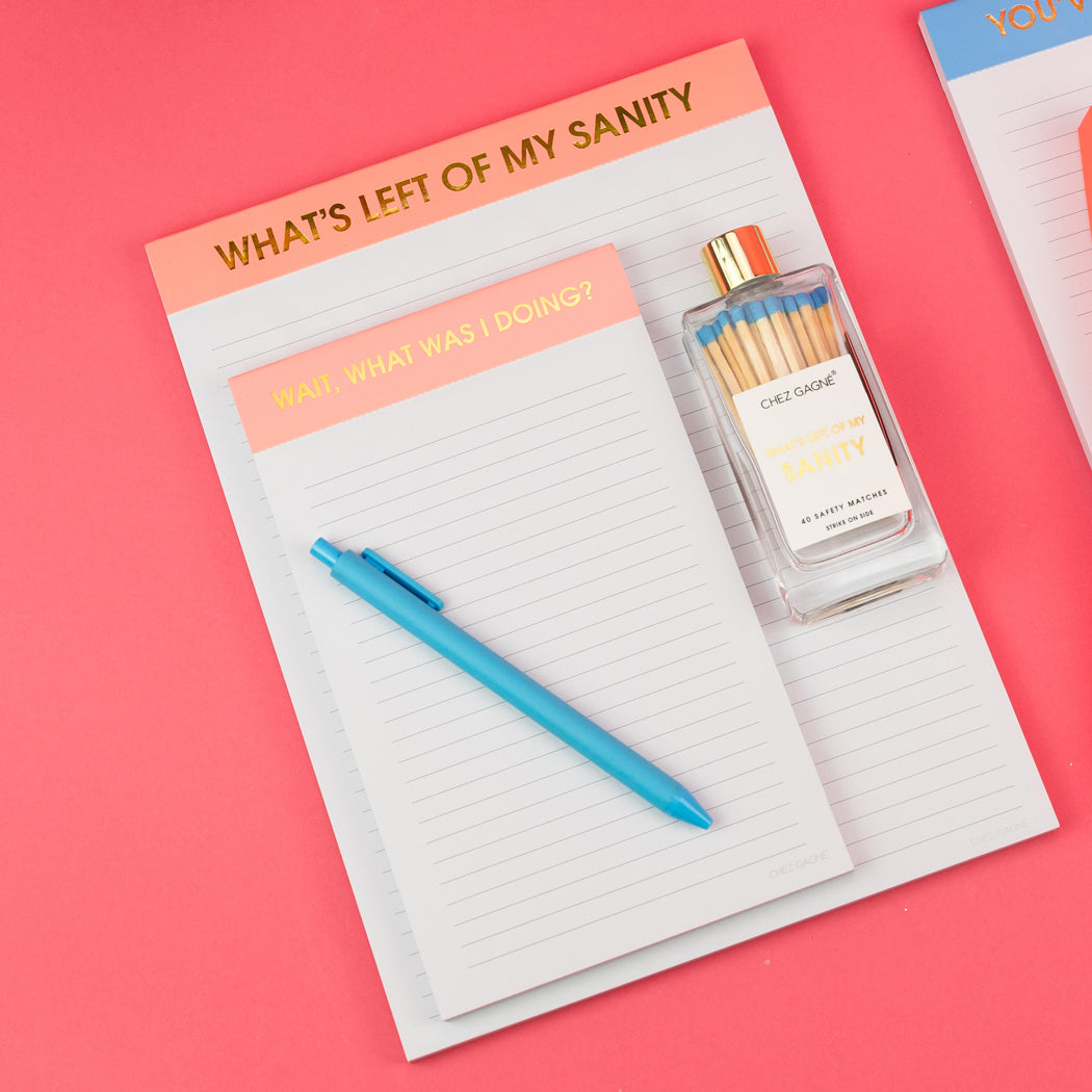 Wait, What Was I Doing? - Lined Notepad