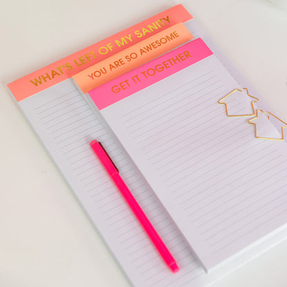 What's Left of my Sanity? - Large Memo Notepad