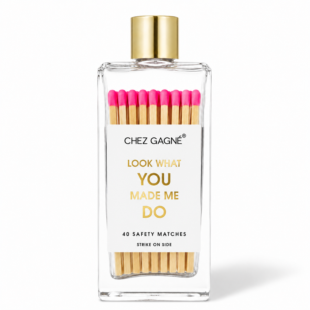 Look What You Made Me Do - Glass Bottle Safety Matches