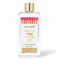 Look What You Made Me Do - Glass Bottle Safety Matches