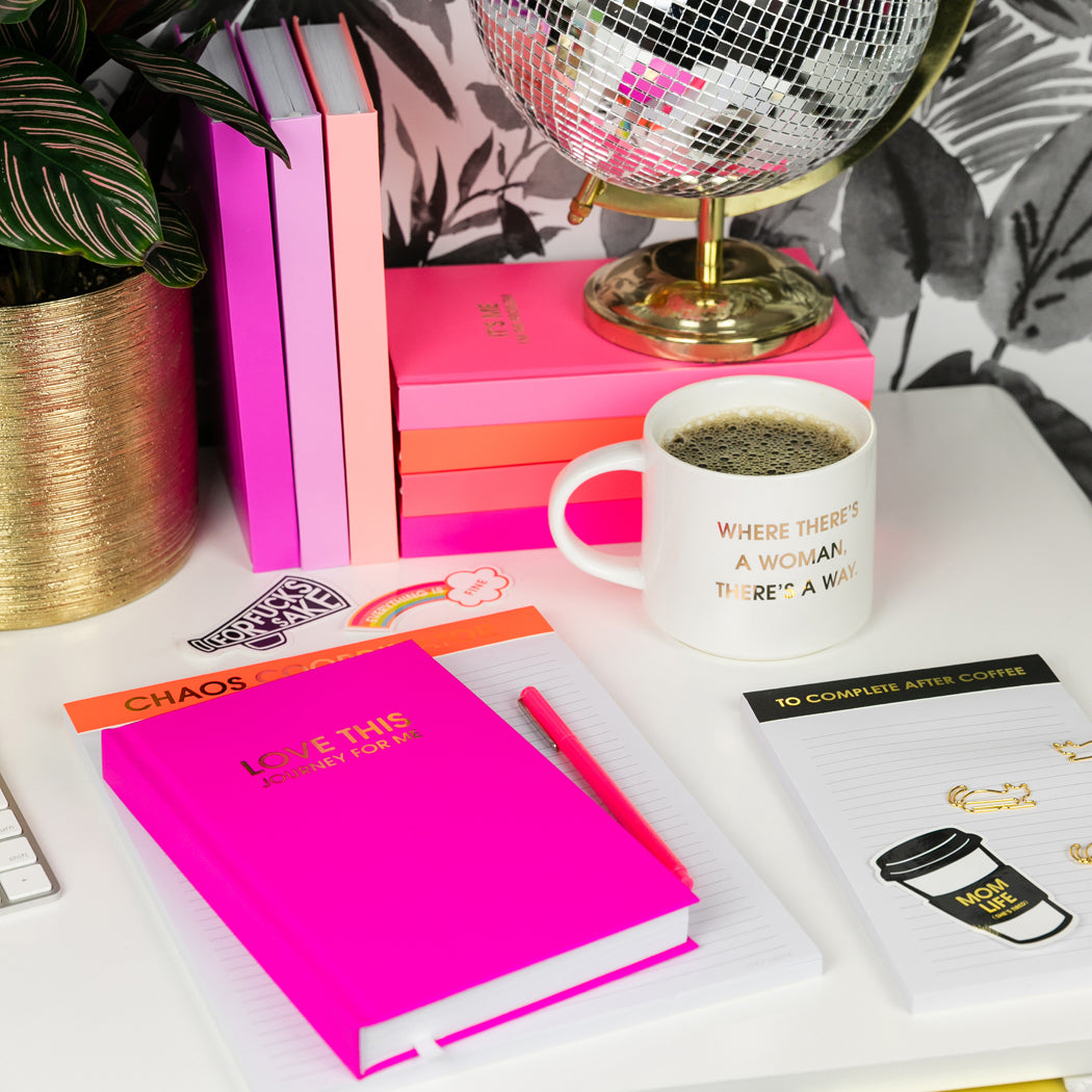 Where There's a Woman There's A Way - Gold Foil Metallic Mug