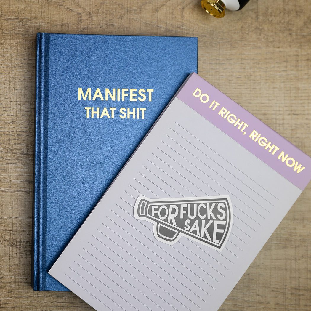 Manifest That Shit - Hystar Navy Hardcover Journal