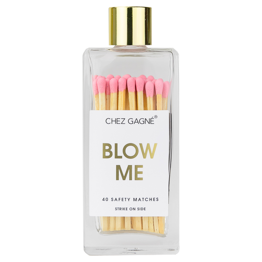 Blow Me - Glass Bottle Safety Matches