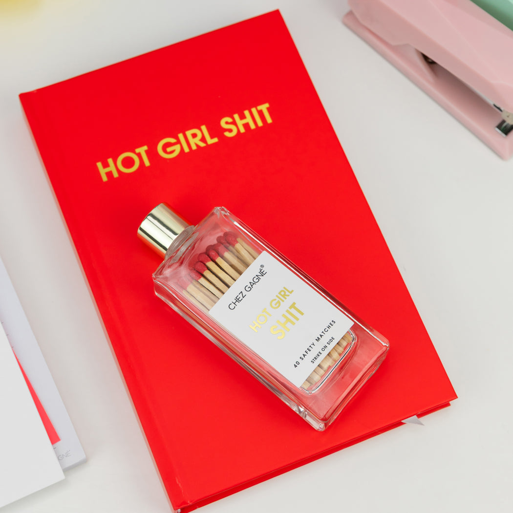 Hot Girl Shit - Glass Bottle Safety Matches