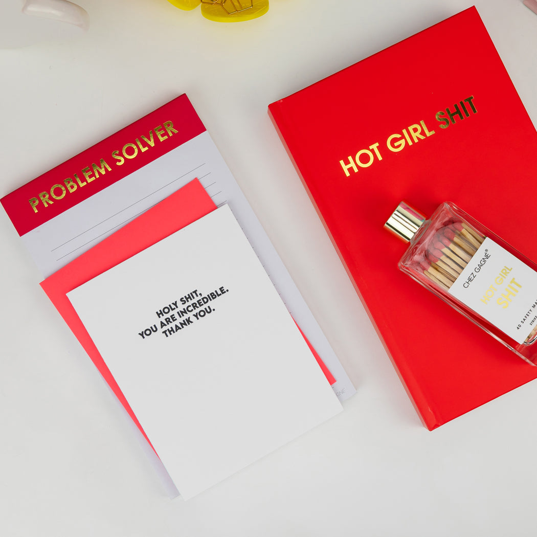 Hot Girl Shit - Glass Bottle Safety Matches