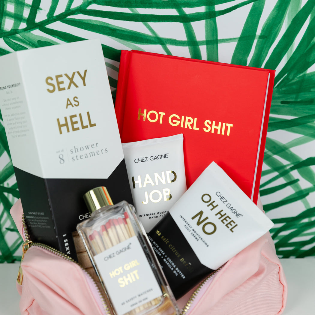 Hot Girl Shit - Fire Red Hardcover Journal