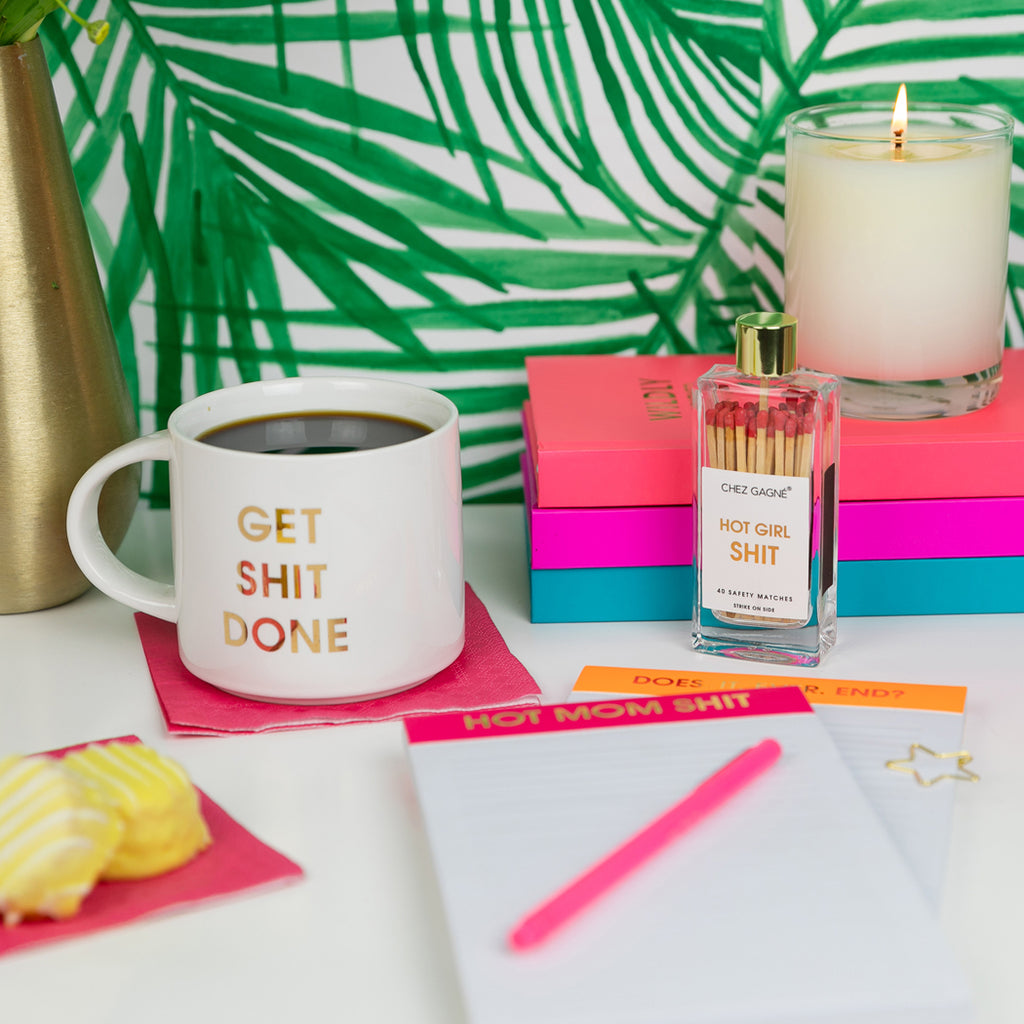 Get Shit Done - Gold Foil Oversized Mug