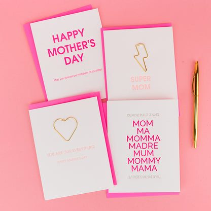 Happy Mother's Day Mistaken As My Sister - Letterpress Card