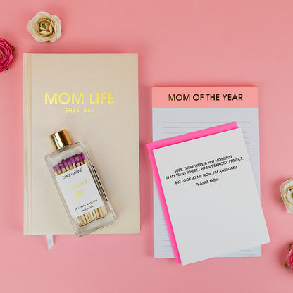 Mom of The Year - Lined Notepad