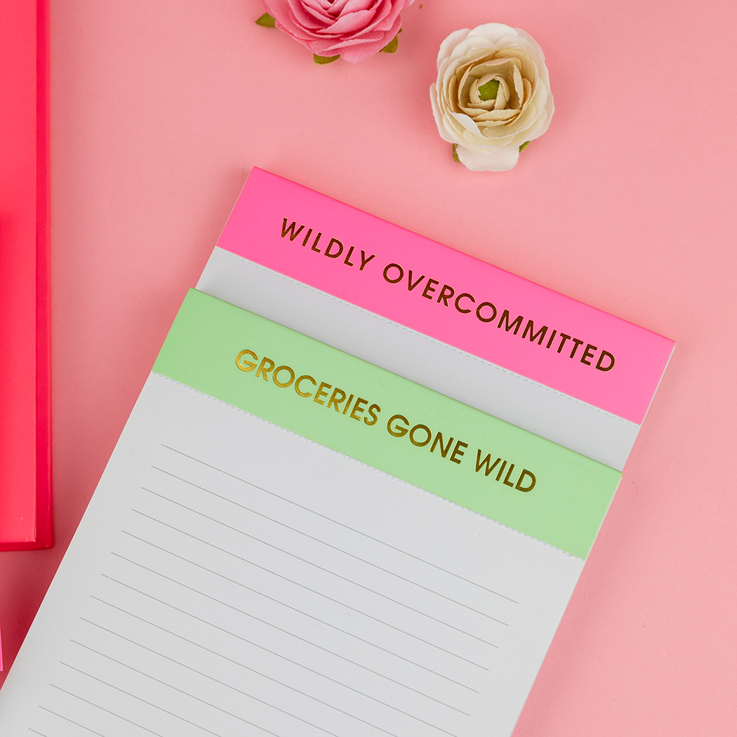 Groceries Gone Wild - Lined Notepad