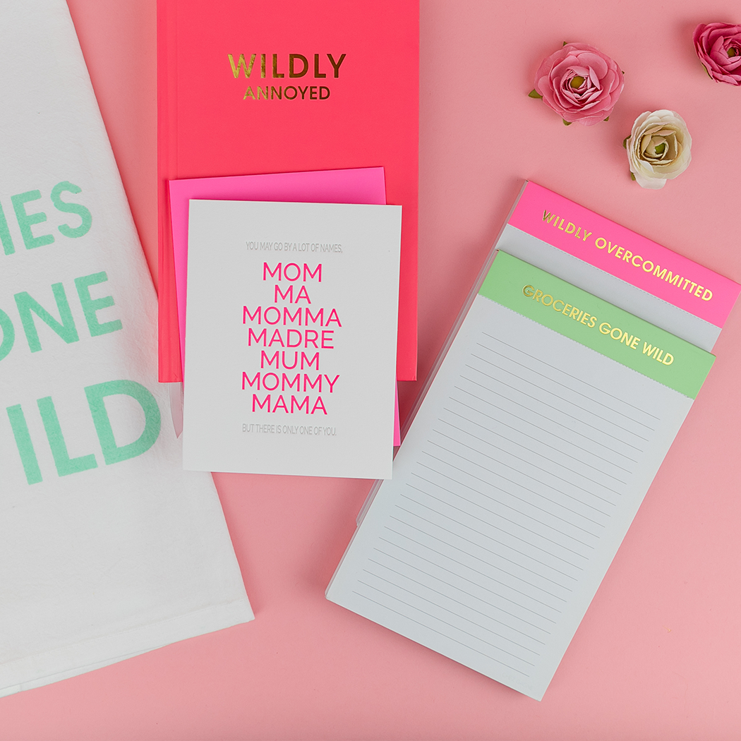 Groceries Gone Wild - Lined Notepad
