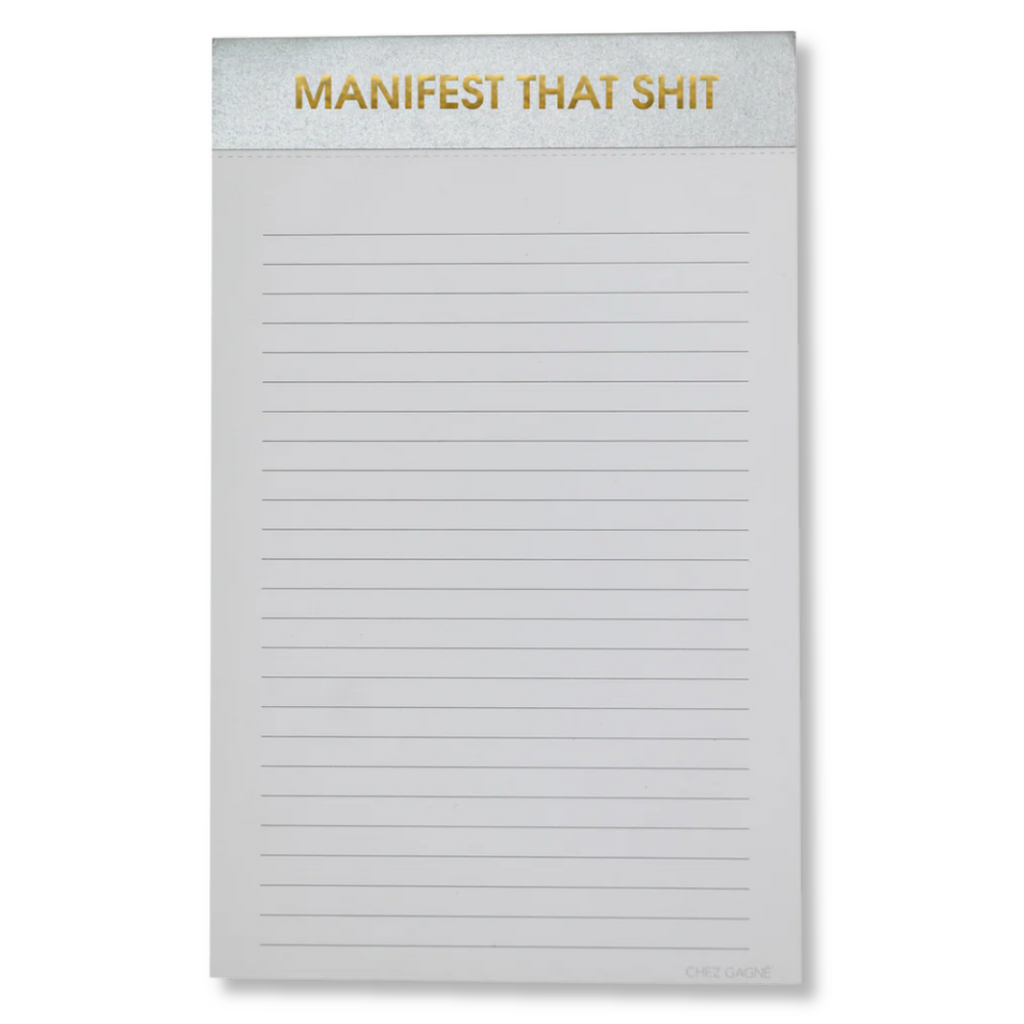 Manifest That Shit - Lined Notepad