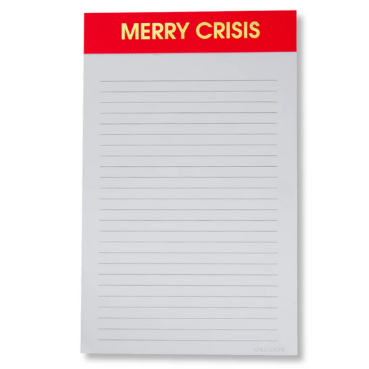 Merry Crisis - Lined Notepad