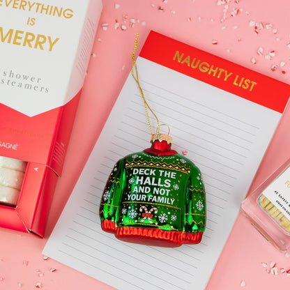 Naughty List - Lined Notepad