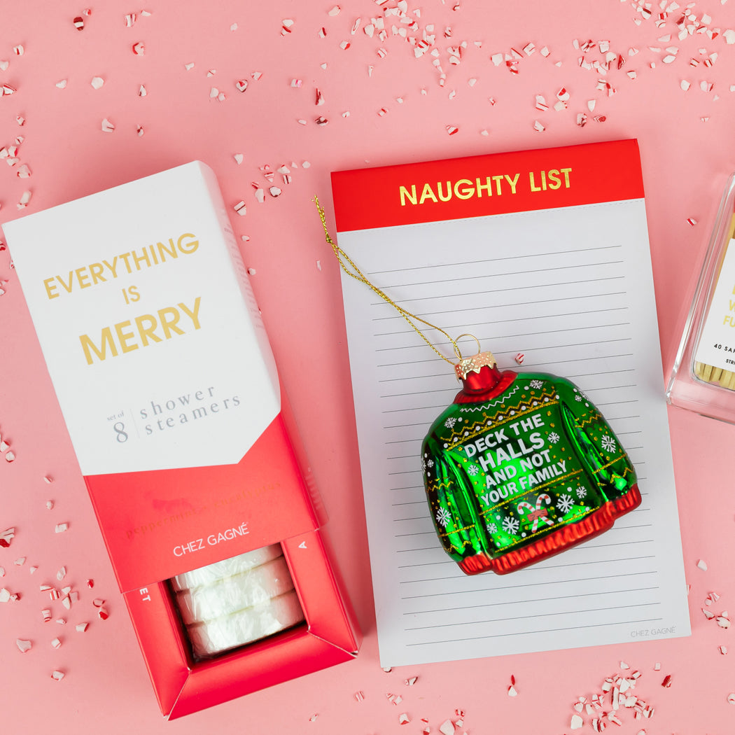 Naughty List - Lined Notepad
