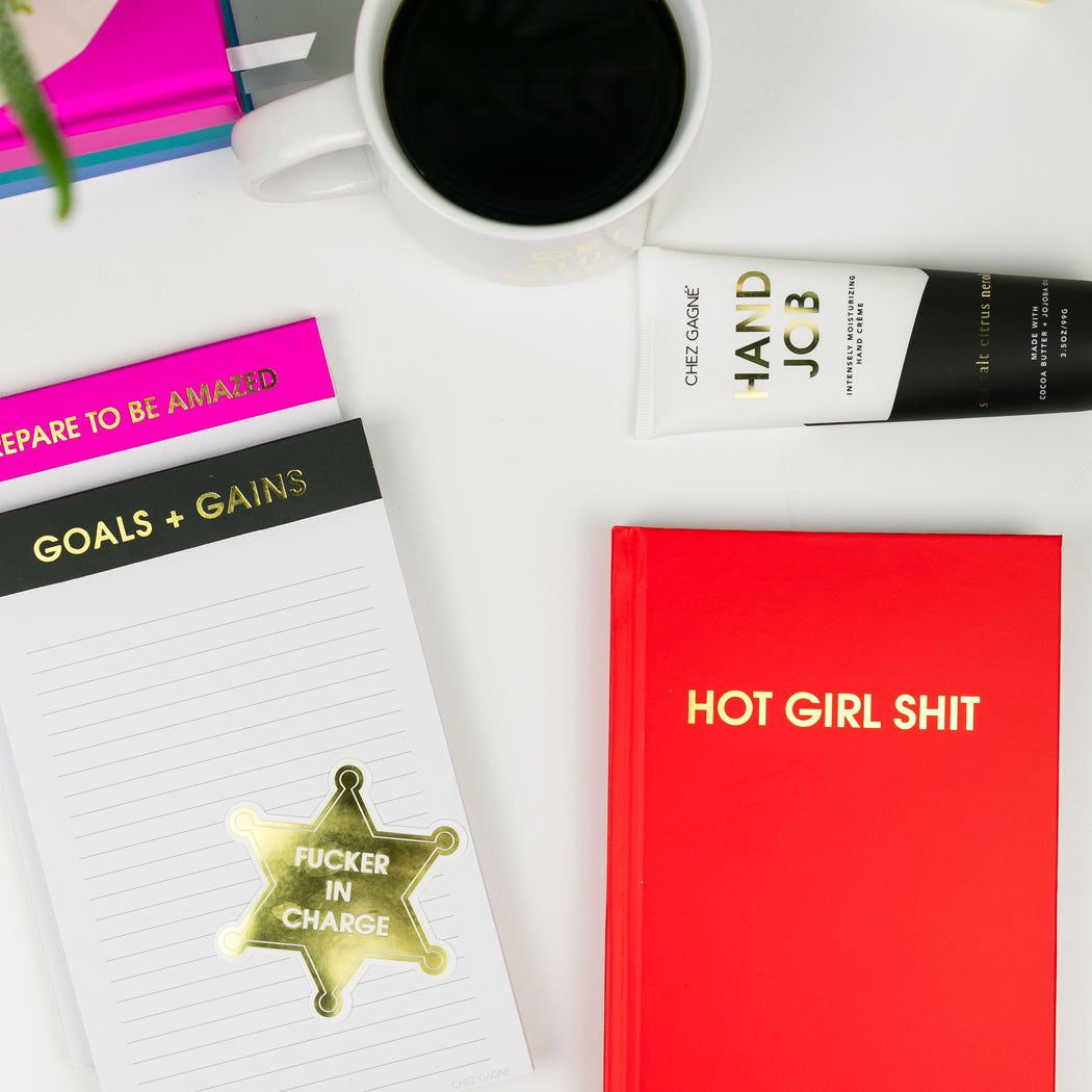 Hot Girl Shit - Fire Red Hardcover Journal