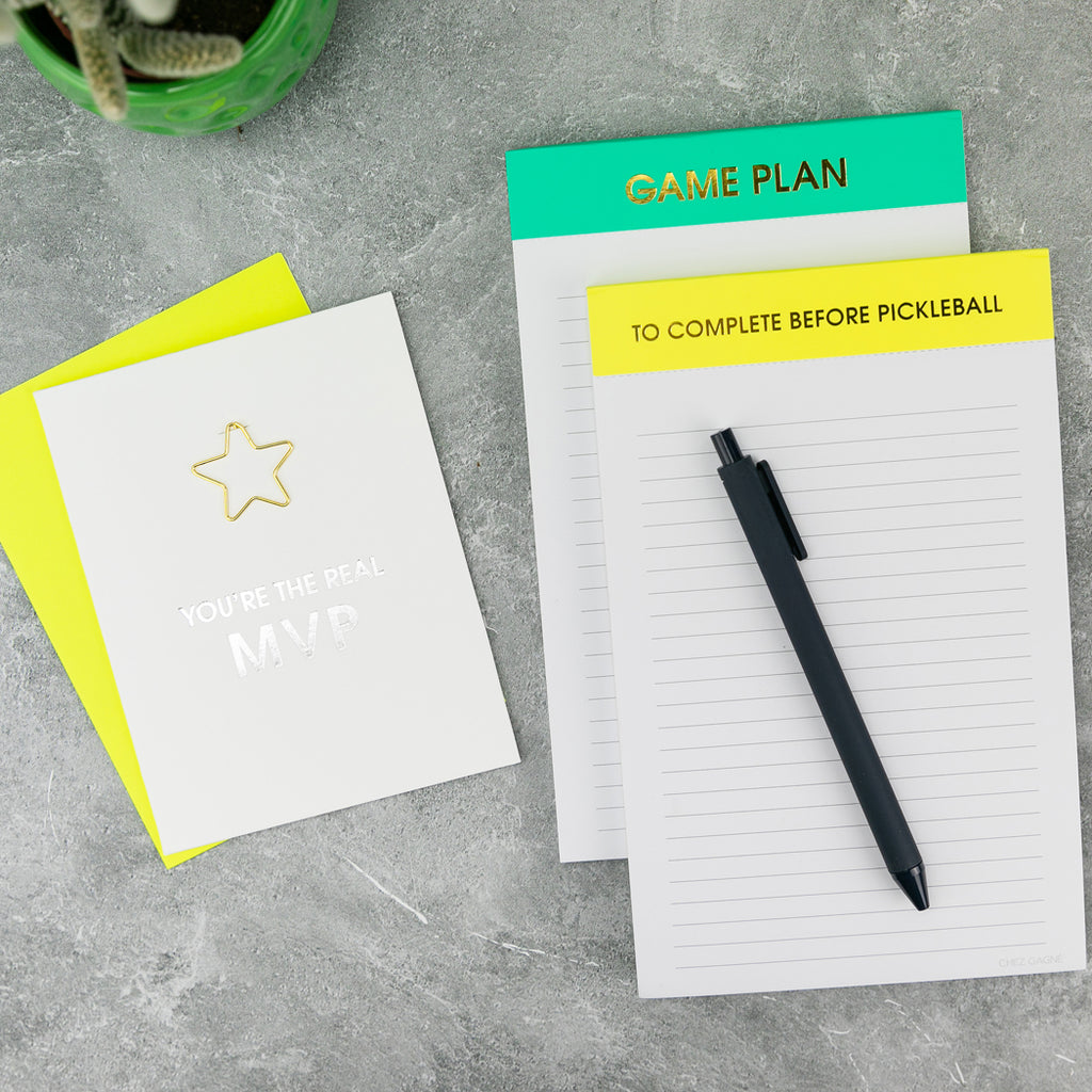 You're The Real MVP - Paper Clip Letterpress Card