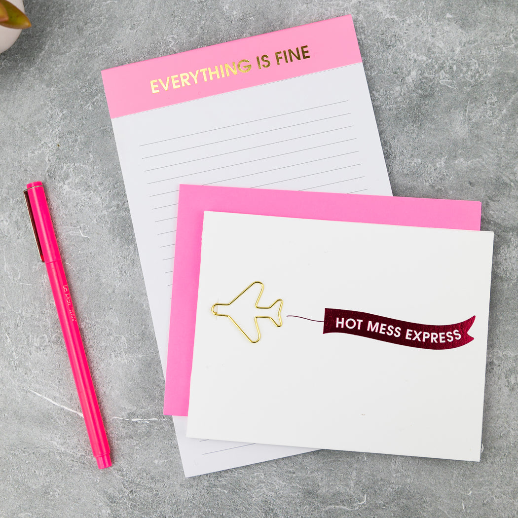 Everything is Fine - Lined Notepad