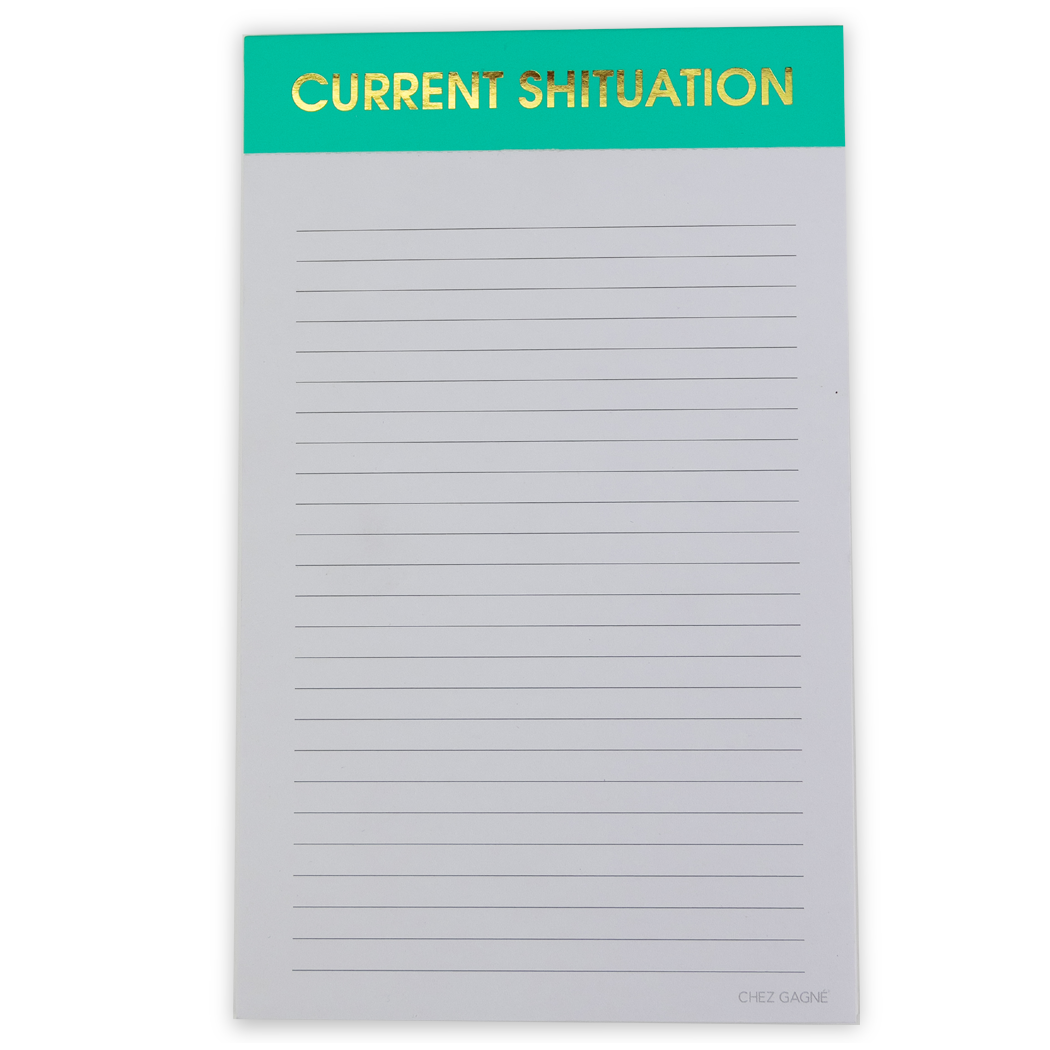 Current Shituation - Lined Notepad