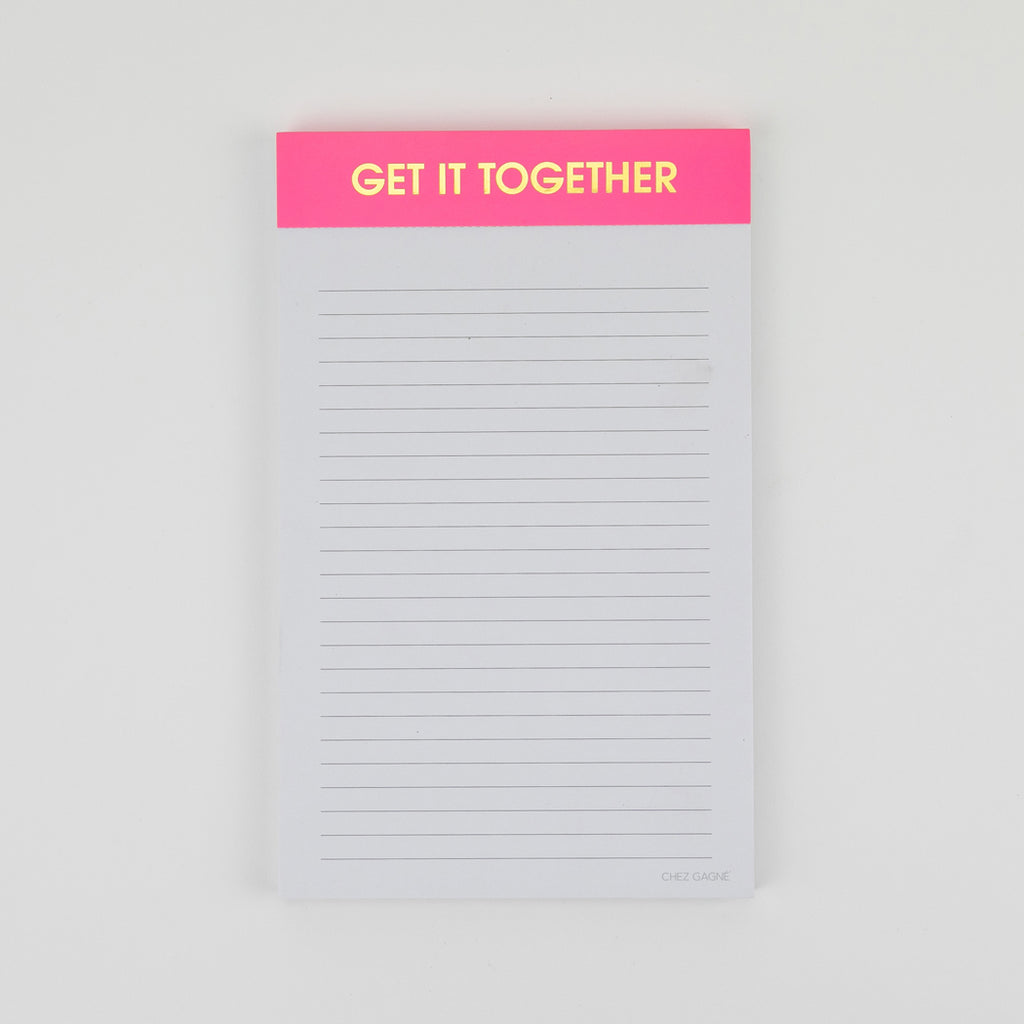 Get it Together - Lined Notepad