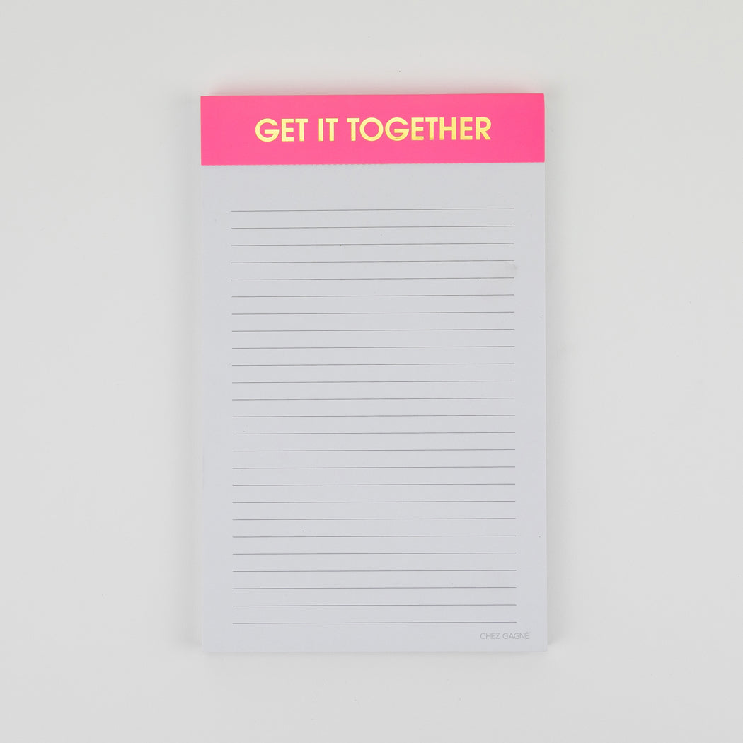 Get it Together - Lined Notepad