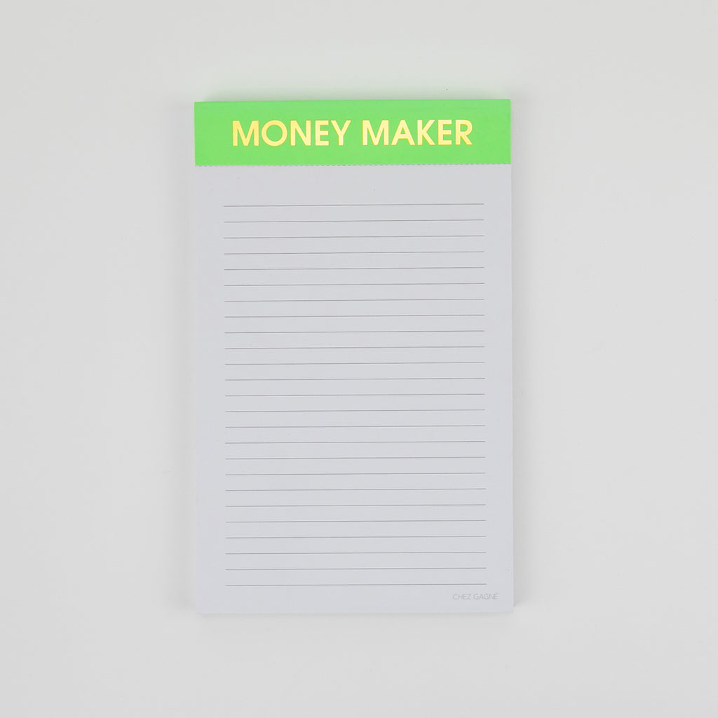 Money Maker - Lined Notepad