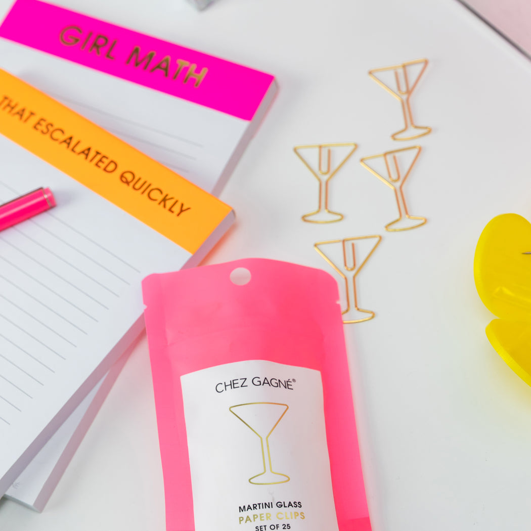 That Escalated Quickly - Lined Notepad - Neon Orange