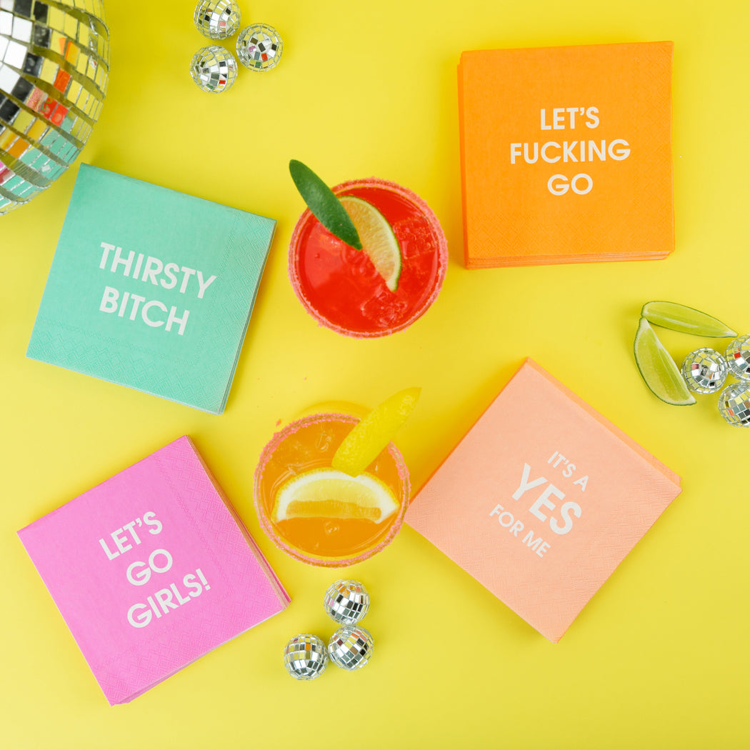 Thirsty Bitch - Cocktail Napkins