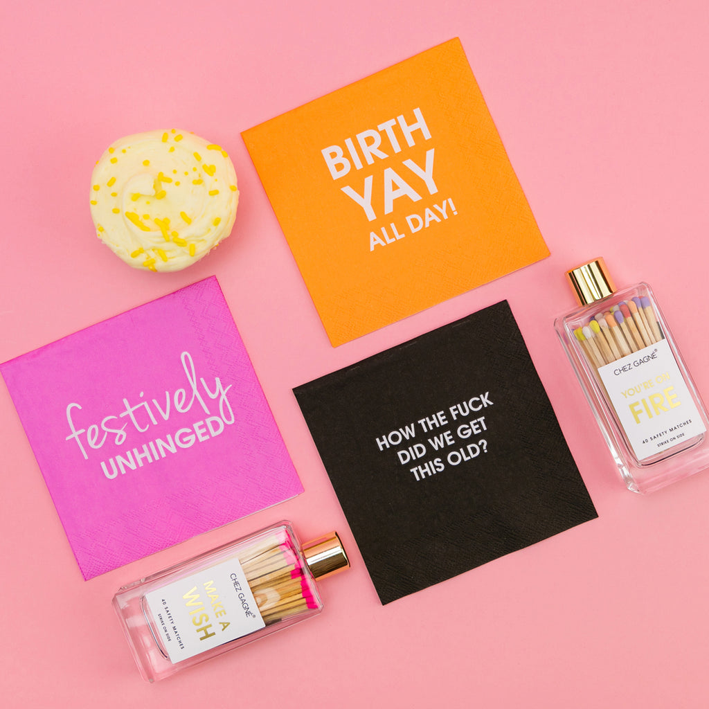 Birth Yay All Day - Cocktail Napkins
