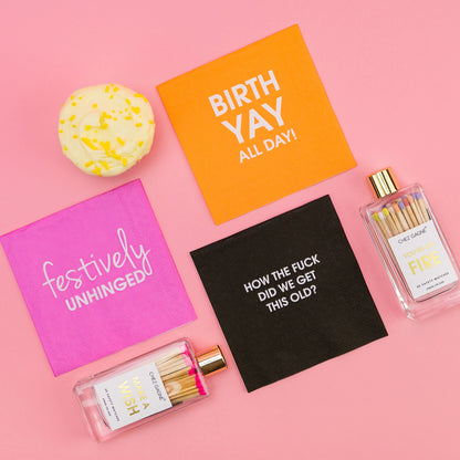Festively Unhinged - Cocktail Napkins