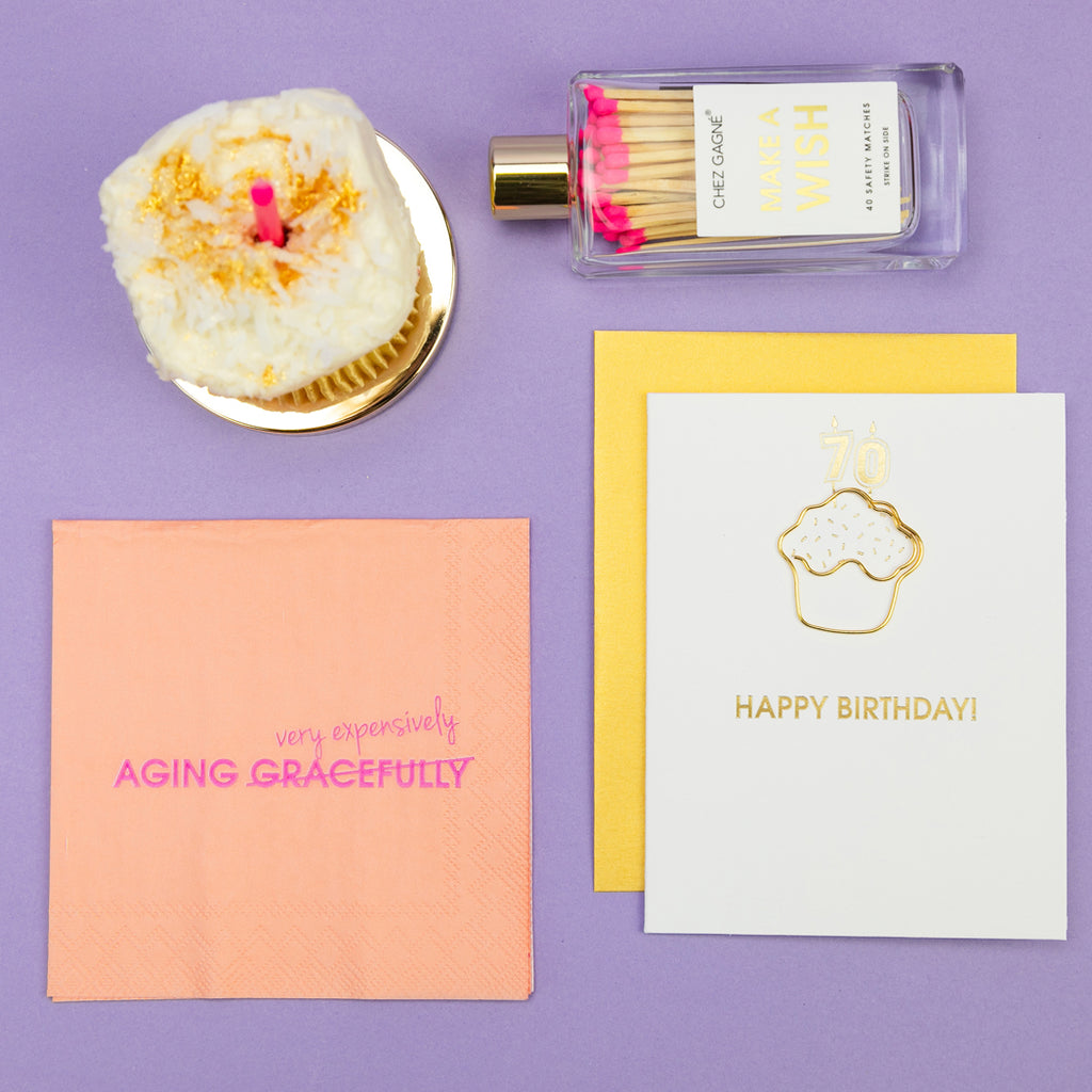 Aging Expensively - Cocktail Napkins