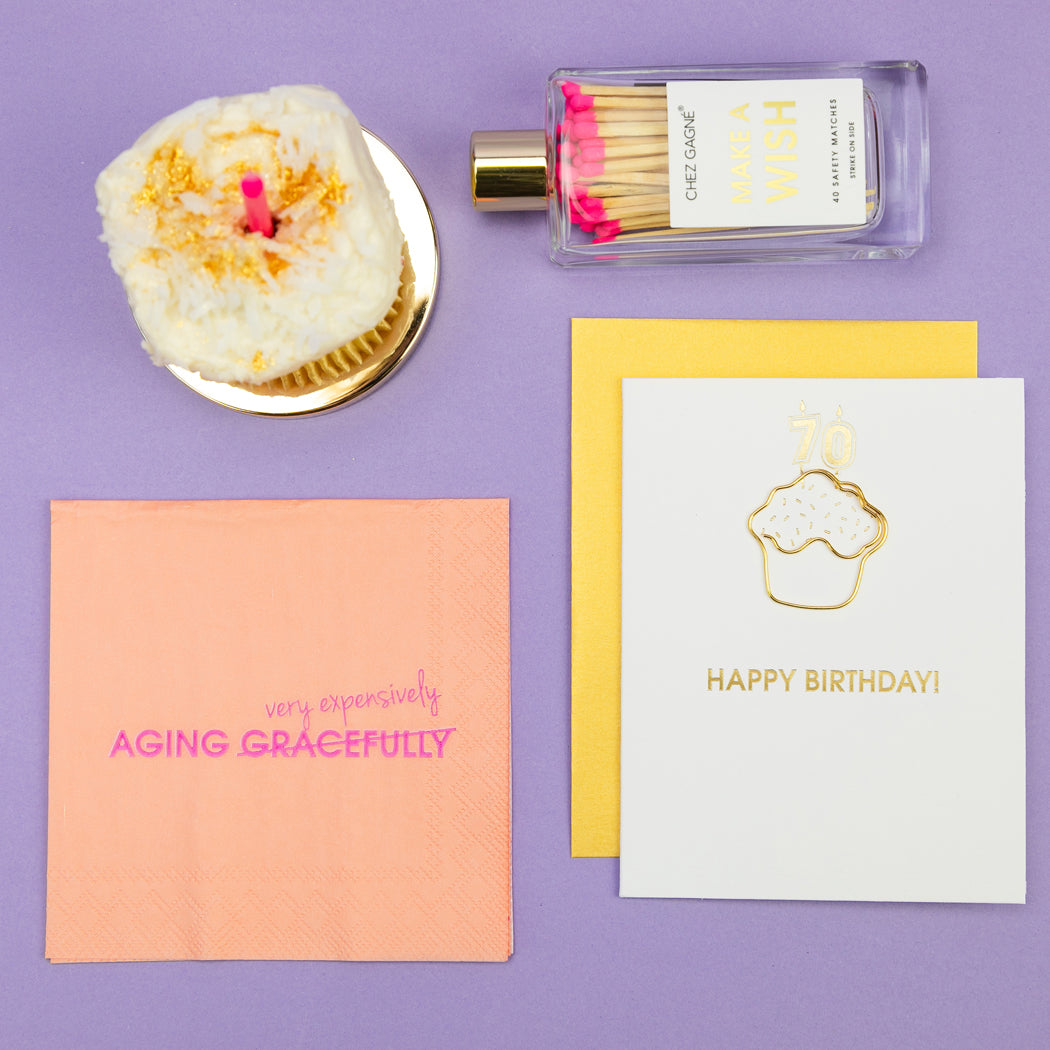 Aging Expensively - Cocktail Napkins