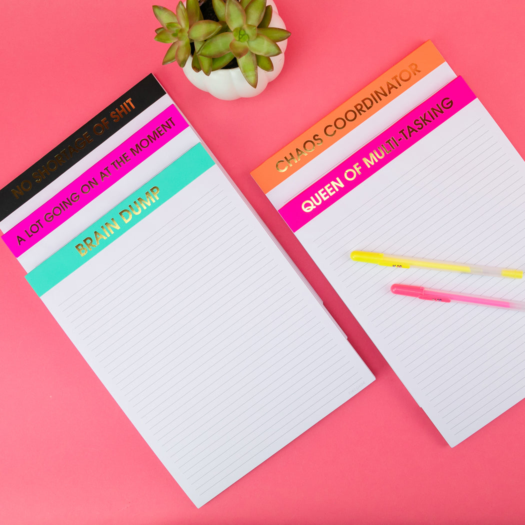 Brain Dump - Large Memo Notepad