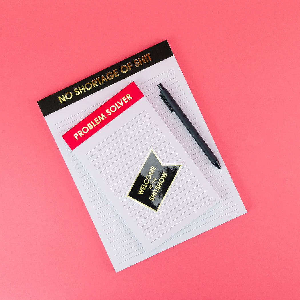No Shortage of Shit - Large Memo Notepad