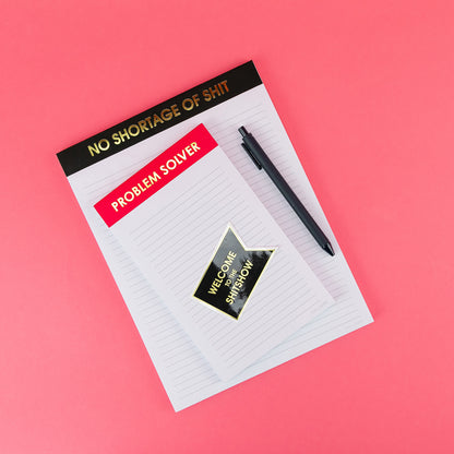 No Shortage of Shit - Large Memo Notepad