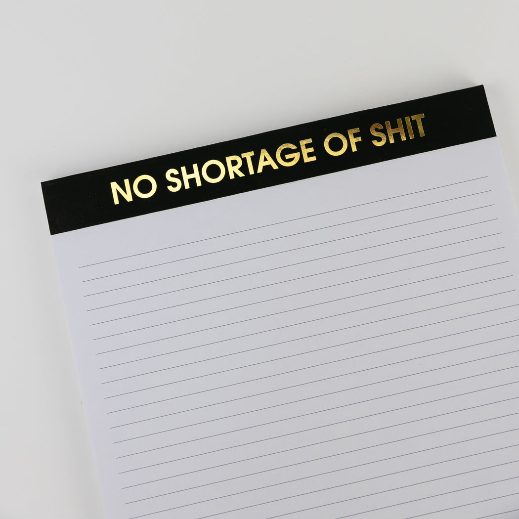 No Shortage of Shit - Large Memo Notepad