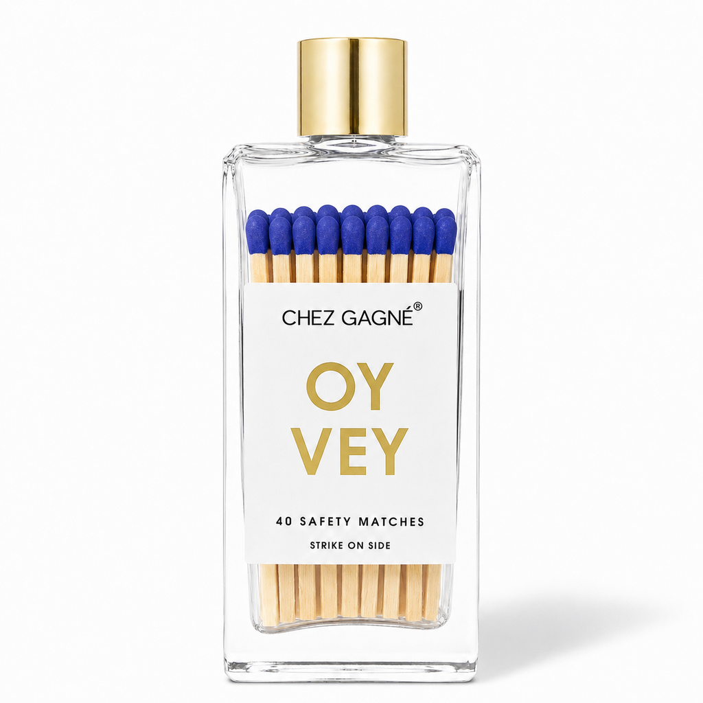 Oy Vey - Glass Bottle Safety Matches