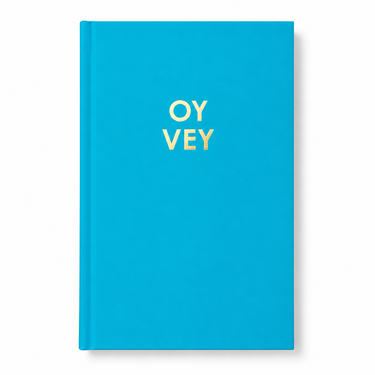 Oy Vey - Caribbean Blue Hardcover Journal