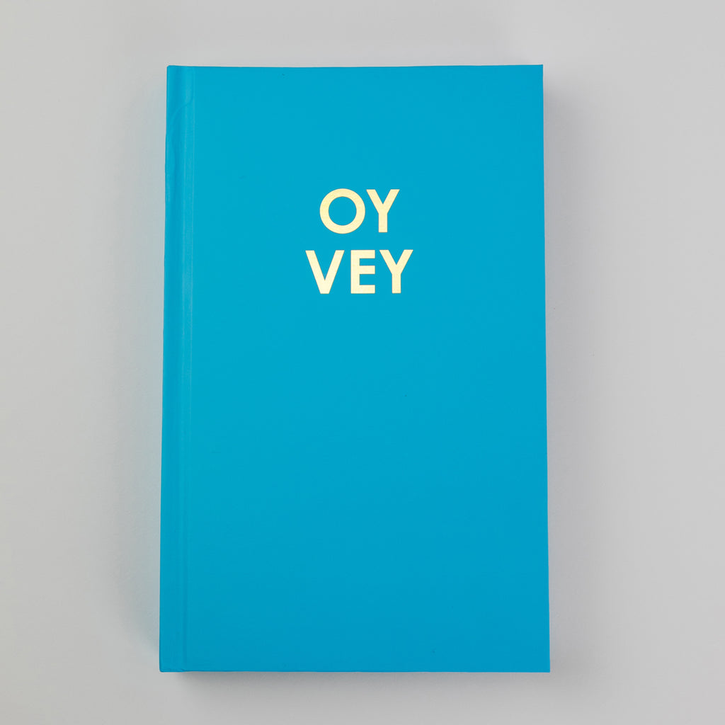 Oy Vey - Caribbean Blue Hardcover Journal
