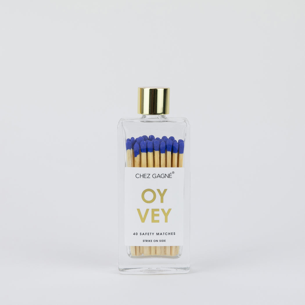 Oy Vey - Glass Bottle Safety Matches