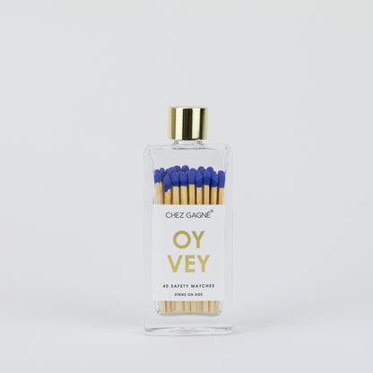 Oy Vey - Glass Bottle Safety Matches