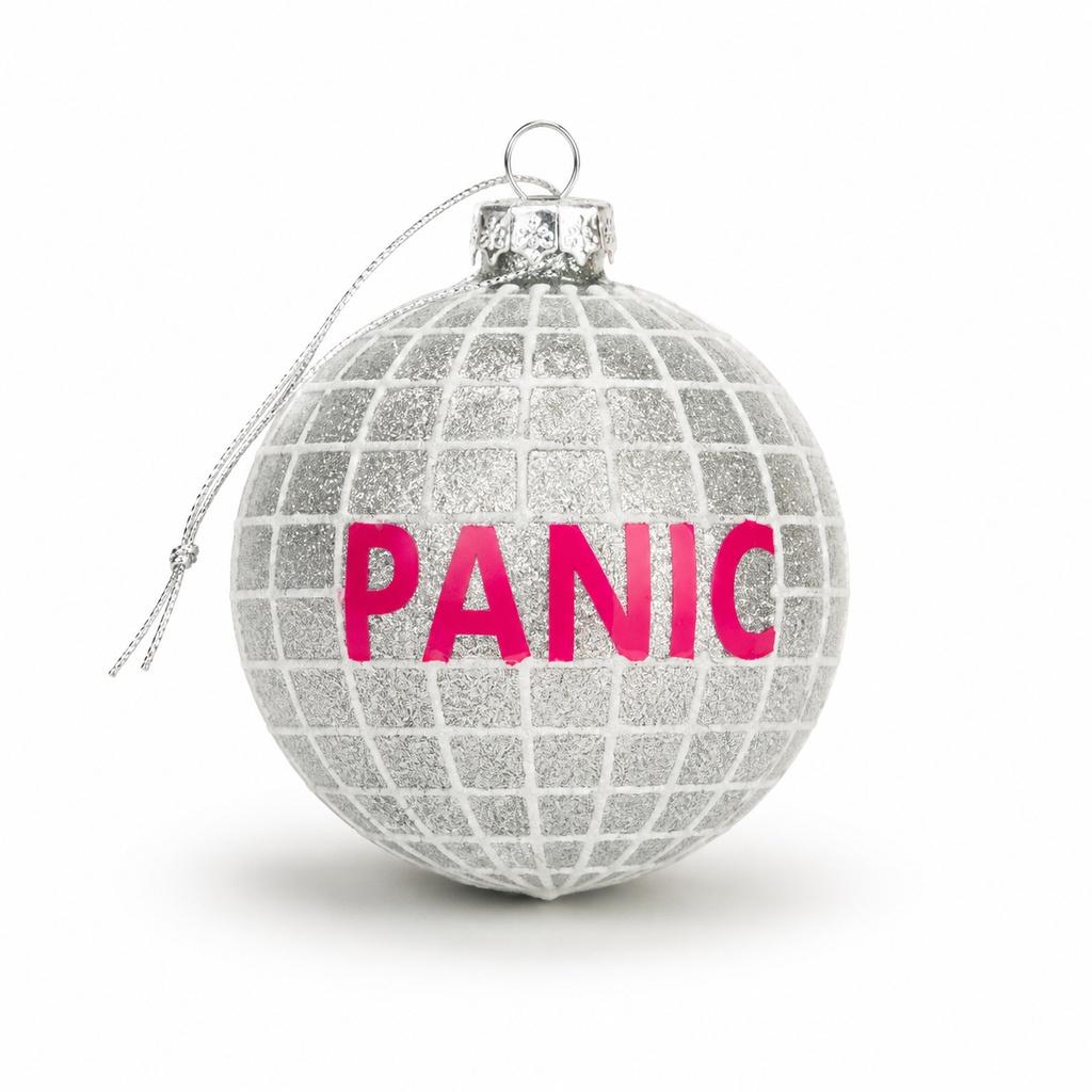 Panic - Disco Ball - Glass Holiday Ornament