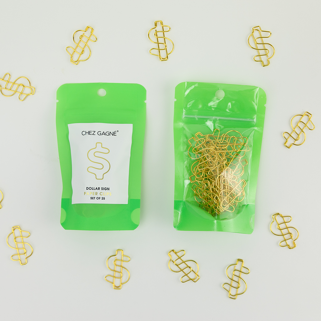 Paper Clip Pack - Dollar Sign Pack of 25