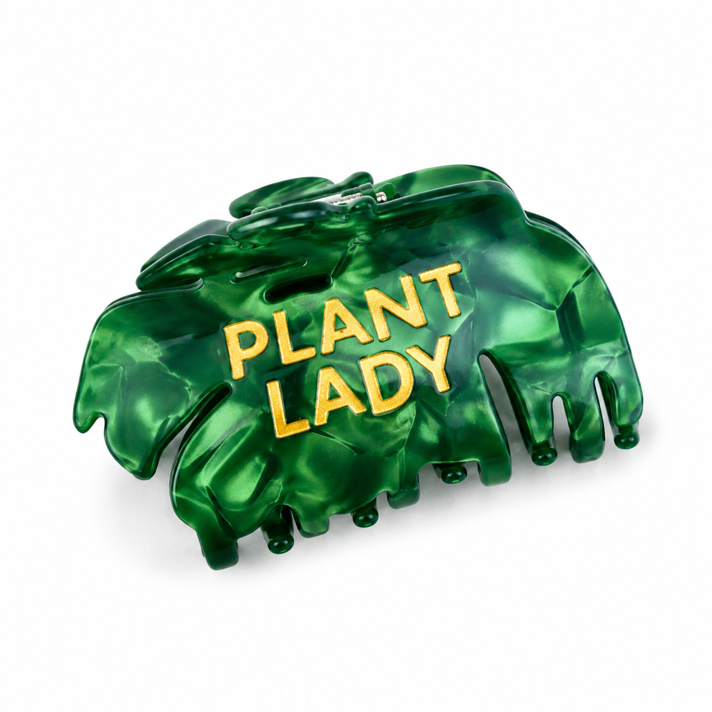 Plant Lady - Monstera Leaf - Acetate Hair Claw Clip